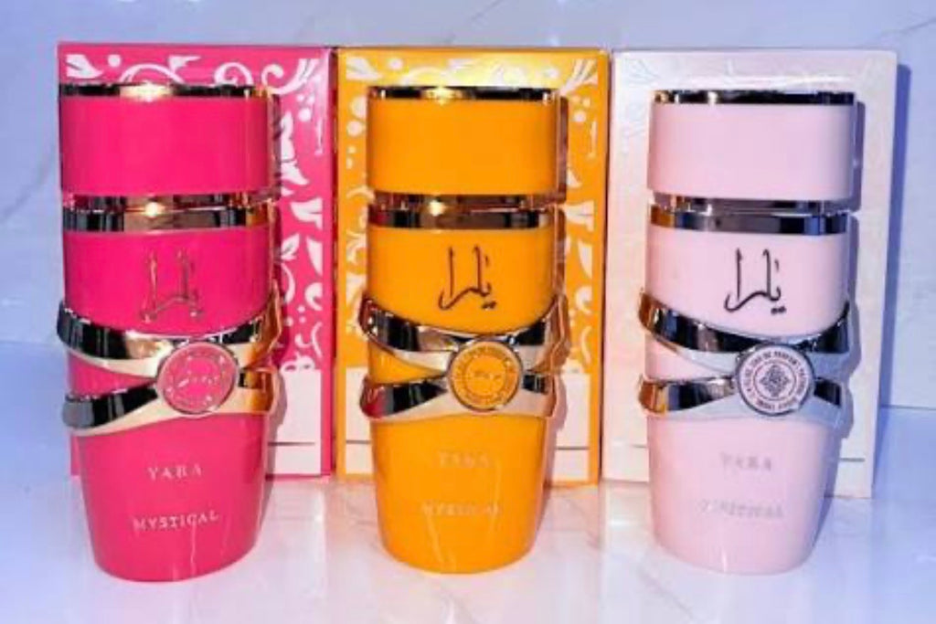 “Set de 2 Perfumes Árabes Yara Lattafa – Dulce y Larga Duración 💕🔥”
