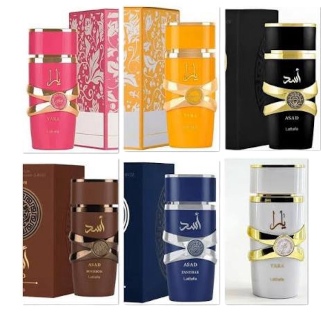 “Set de 2 Perfumes Árabes Yara Lattafa – Dulce y Larga Duración 💕🔥”